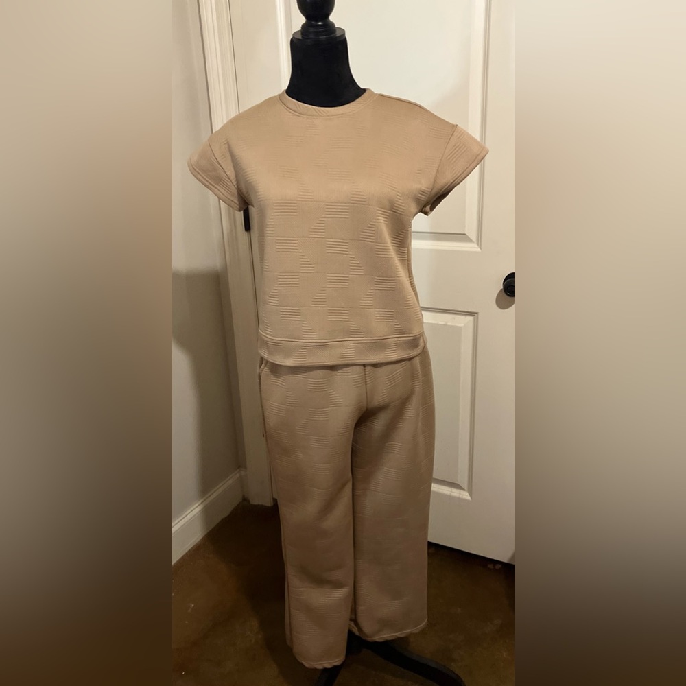 Elegant Tan Women's Jumpsuit